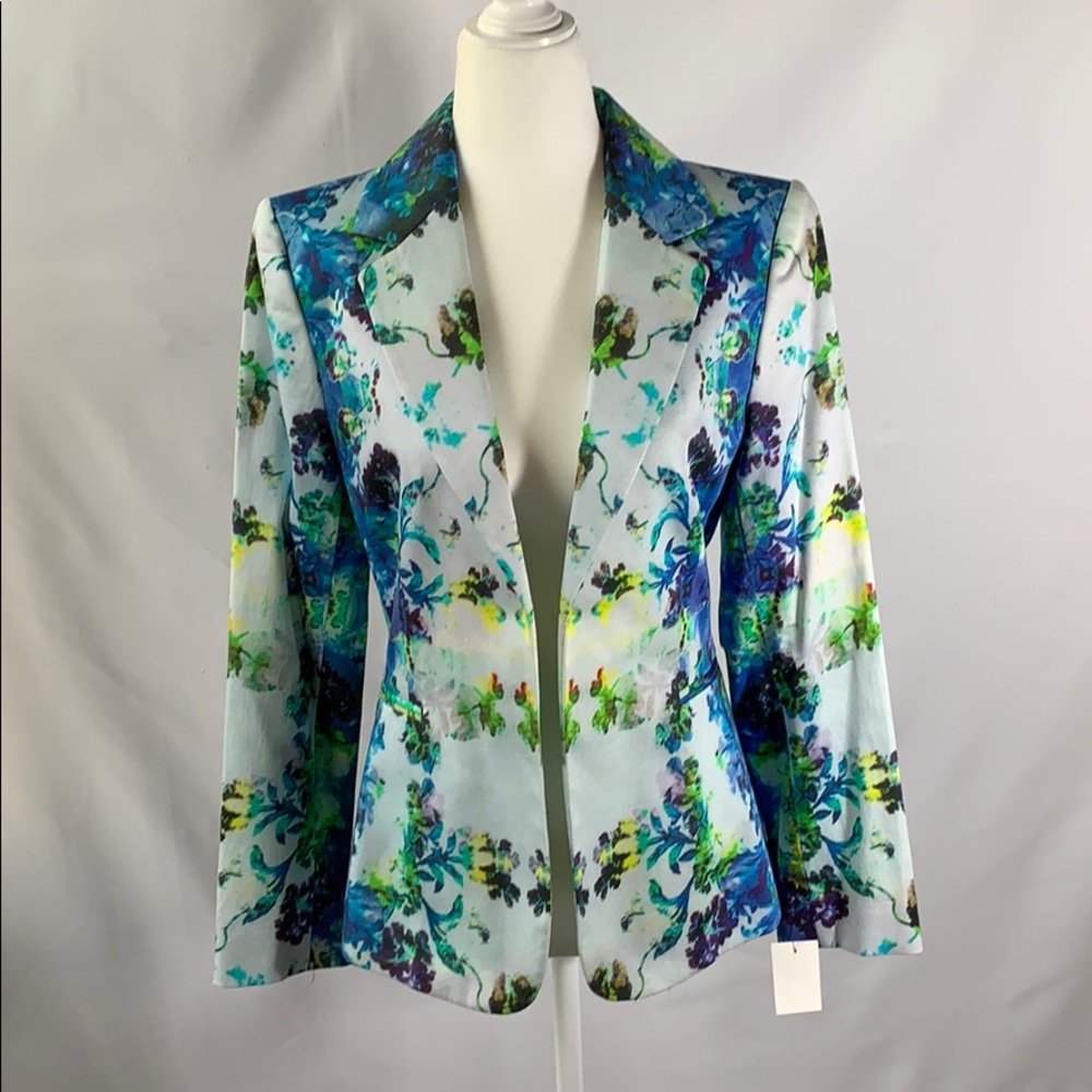 Tahari Blue and White Blazer Brand New